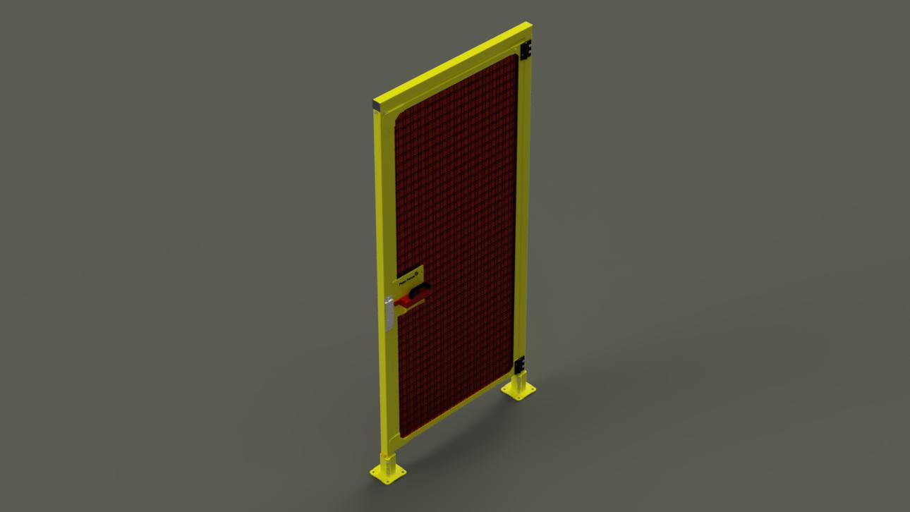 Yellow Gates With Weld Screen (Yellow or Red)